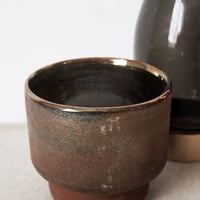 Image 3 of Burnished / metallic pot vase