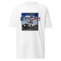 Image 1 of First responder of AMERICA premium heavyweight tee