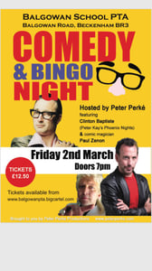 Image of PTA Comedy & Retro Bingo Night!