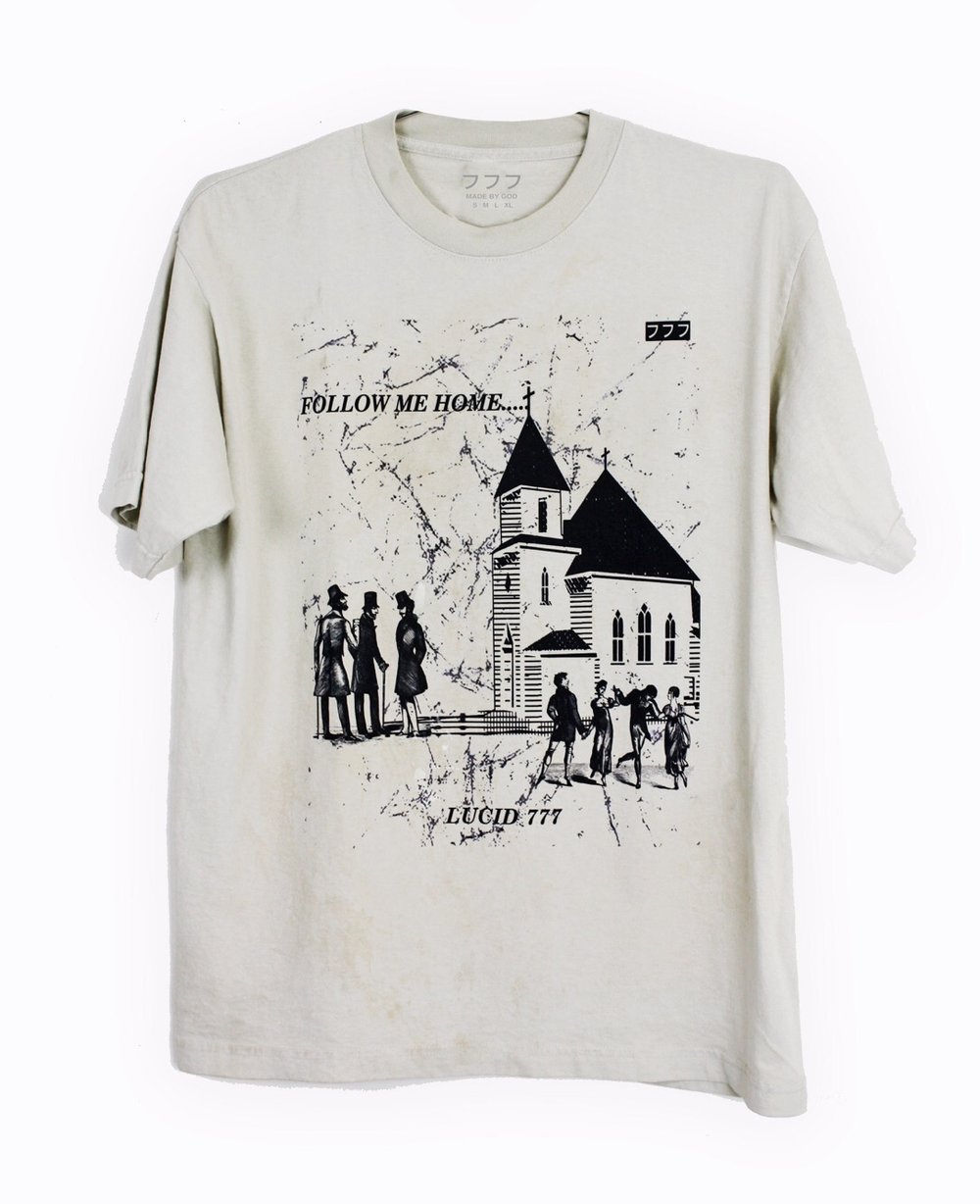 Image of CHURCH & STATE TEE - CEMENT
