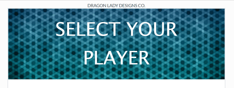 Image of Select Your Player (Details In Description)