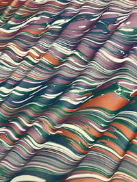 Image 3 of Marbled Paper #15 'Technicolour Ripple'