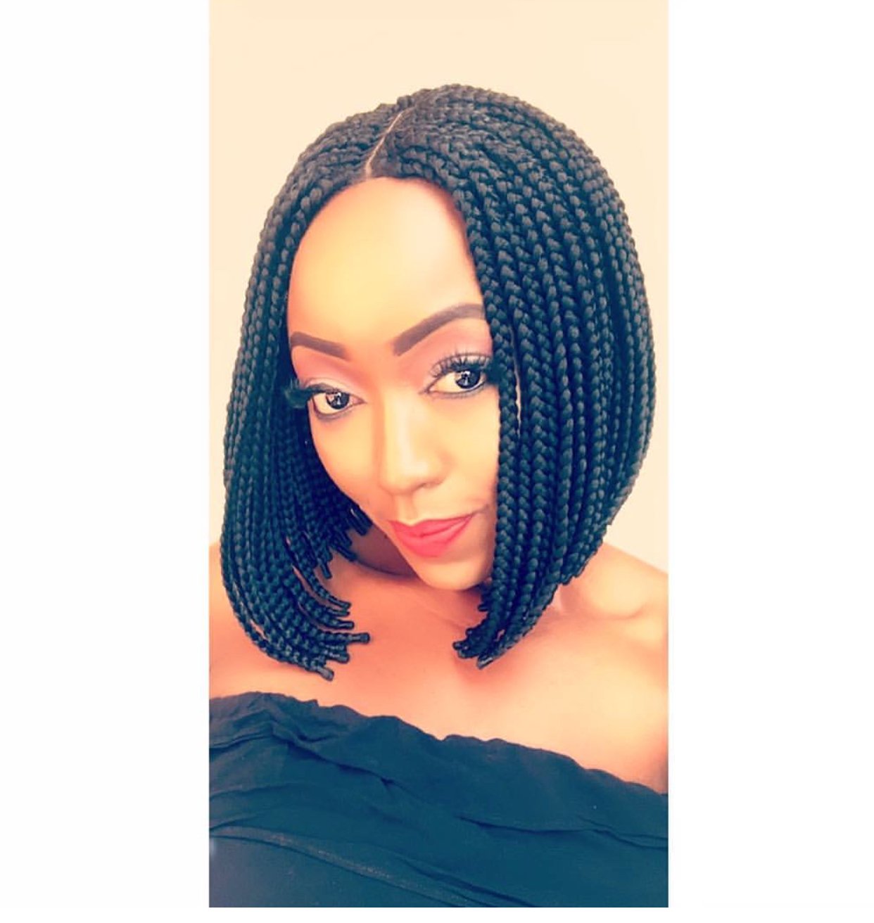 Image of Box Braid Bob Wig