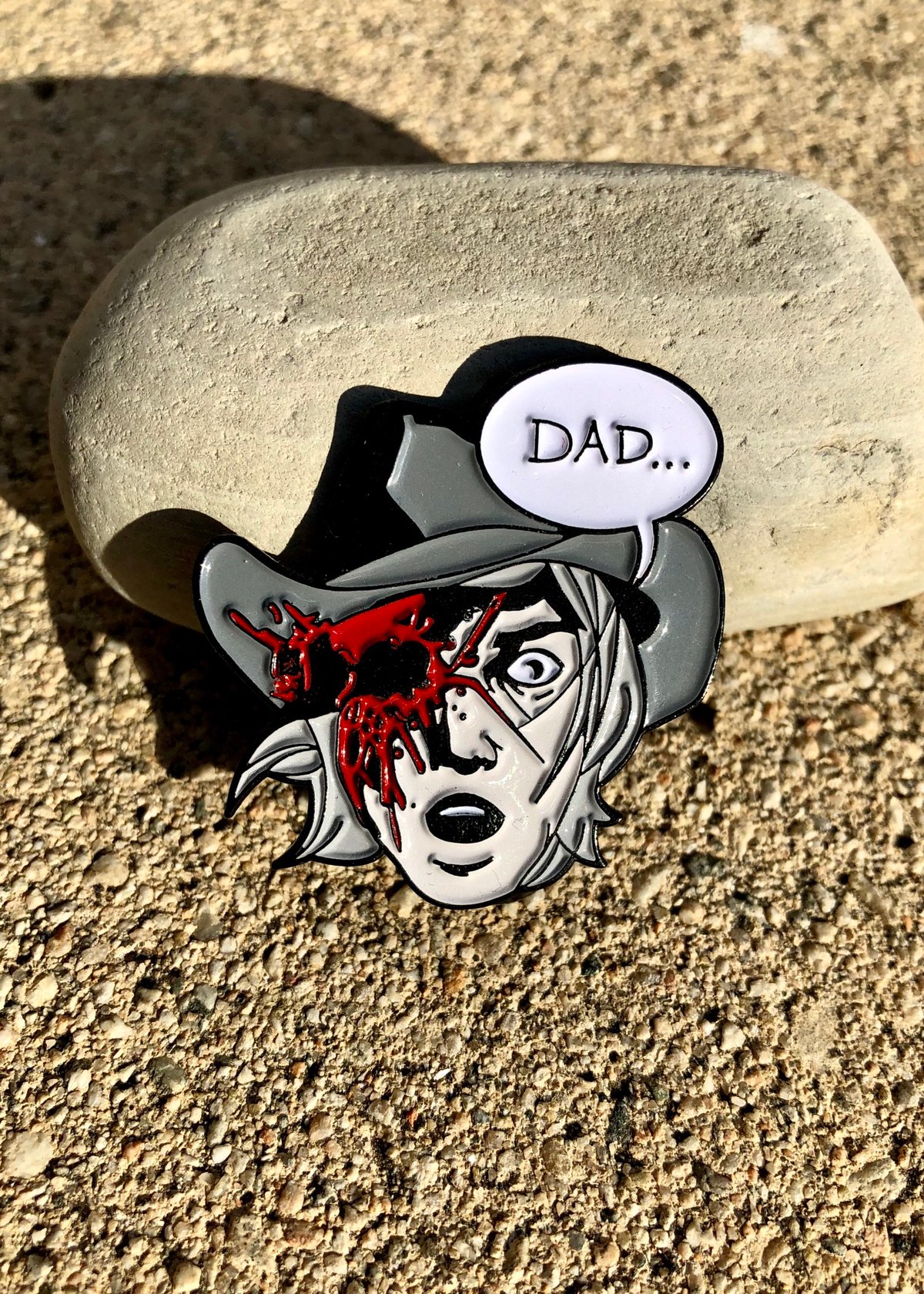 Image of Fresh Pins of LA: Carl "Dad" TWD Soft Enamel Pin