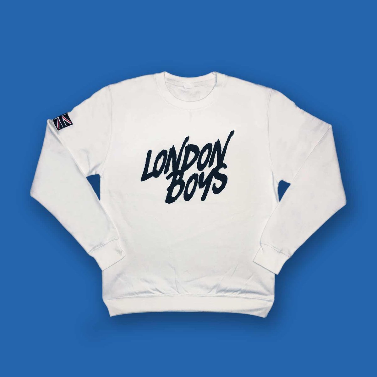 LONDON BOYS SWEATSHIRT WHITE Mens and Womens London Boys Streetwear