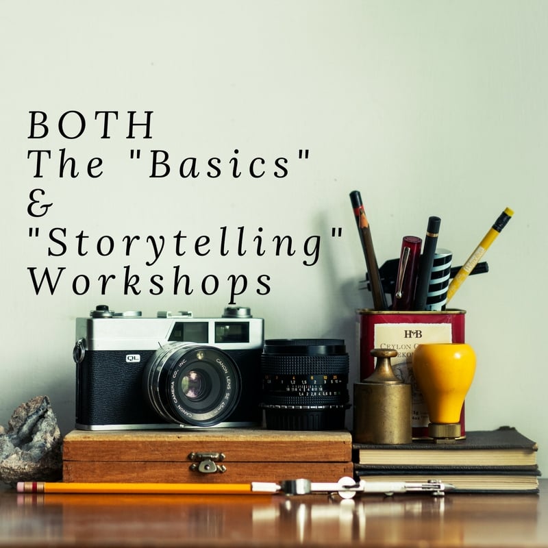 Image of Both The Basics and Storytelling Workshops