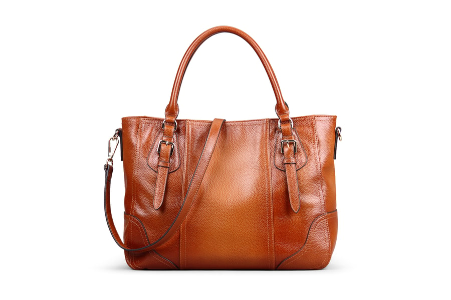 Image of 2 Colors Handmade Women Top Handle Handbags Satchel Shoulder Bag for Lady Purse Tote Bag SL9290