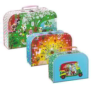 Image of Set de tres cabases del Osito Pardo Mouk de la casa francesa Atomic Soda.