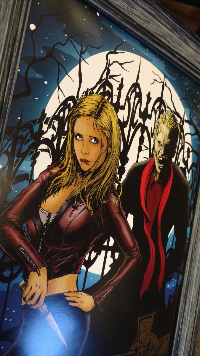 Buffy the Vampire Slayer: Spike Art - RGIllustration - Paintings & Prints,  Entertainment, Television, Cult TV Classics - ArtPal