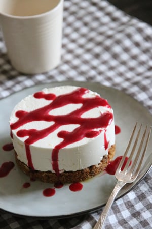 Image of cheesecake sans cuisson