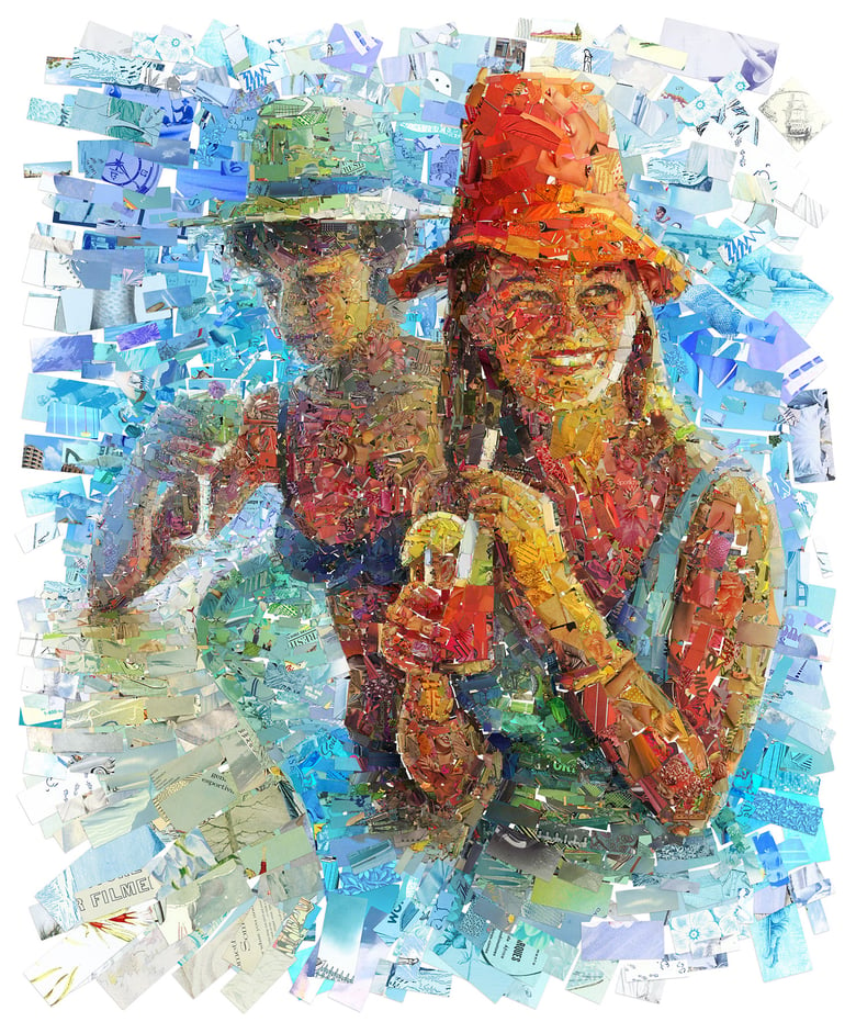 Image of ENDLESS SUMMER "Acapulco" (Limited edition digital mosaic on canvas)