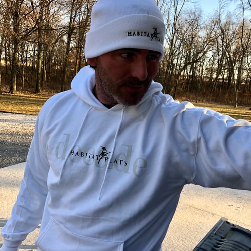 Image of White Full Logo Beanie