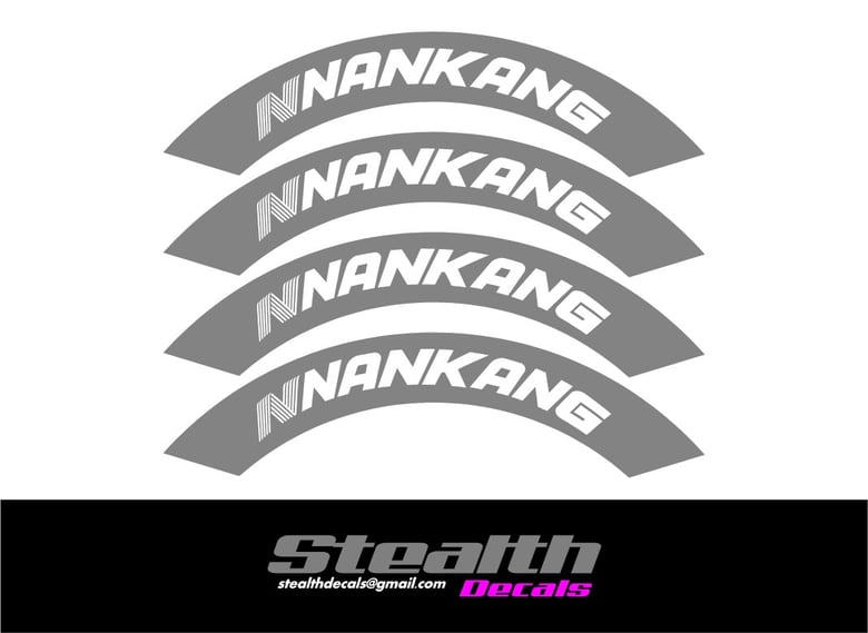 Image of NANGKANG Tyre Stencil Stickers