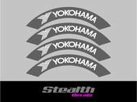 Image 1 of YOKOHAMA Tyre Stencil Stickers