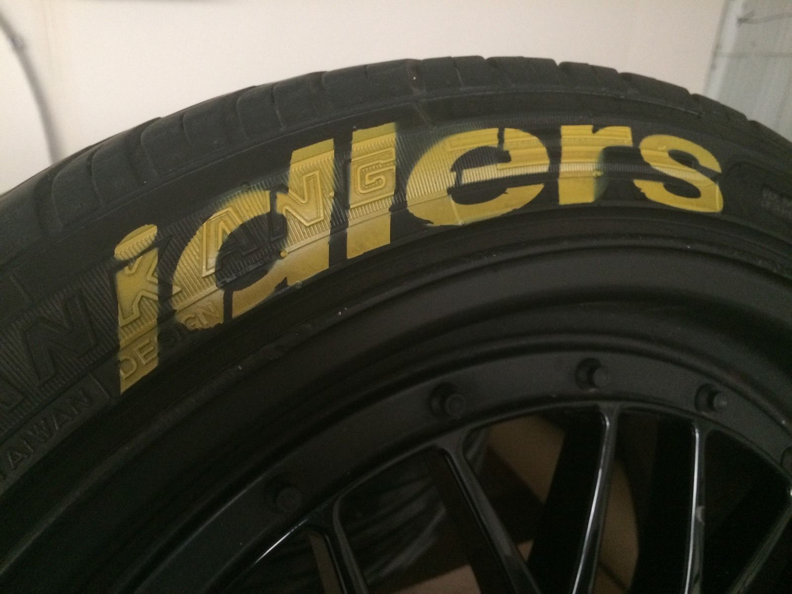 15/" Dunlop Tire Stencil For Paint Falken Kumho Michellin Bridgestone Toyo More