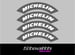 Image of MICHELIN Tyre Stencil Stickers