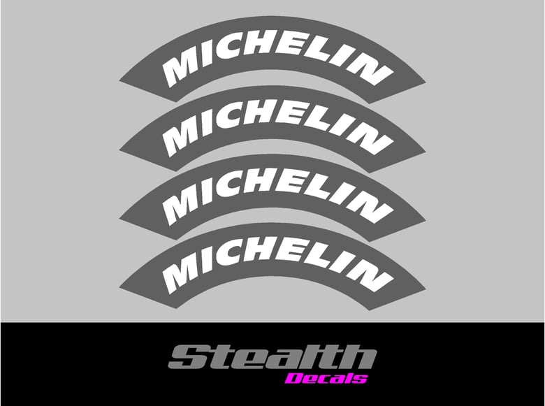 Image of MICHELIN Tyre Stencil Stickers