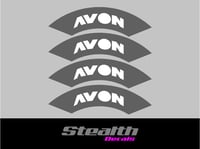 Image 1 of AVON Tyre Stencil Stickers