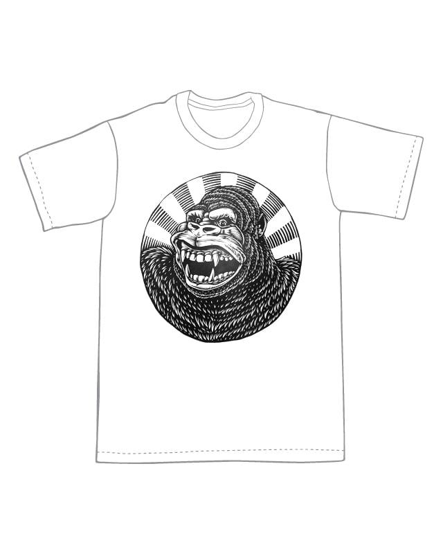 Generic City-Destroying Ape T-shirt (B3)**FREE SHIPPING**
