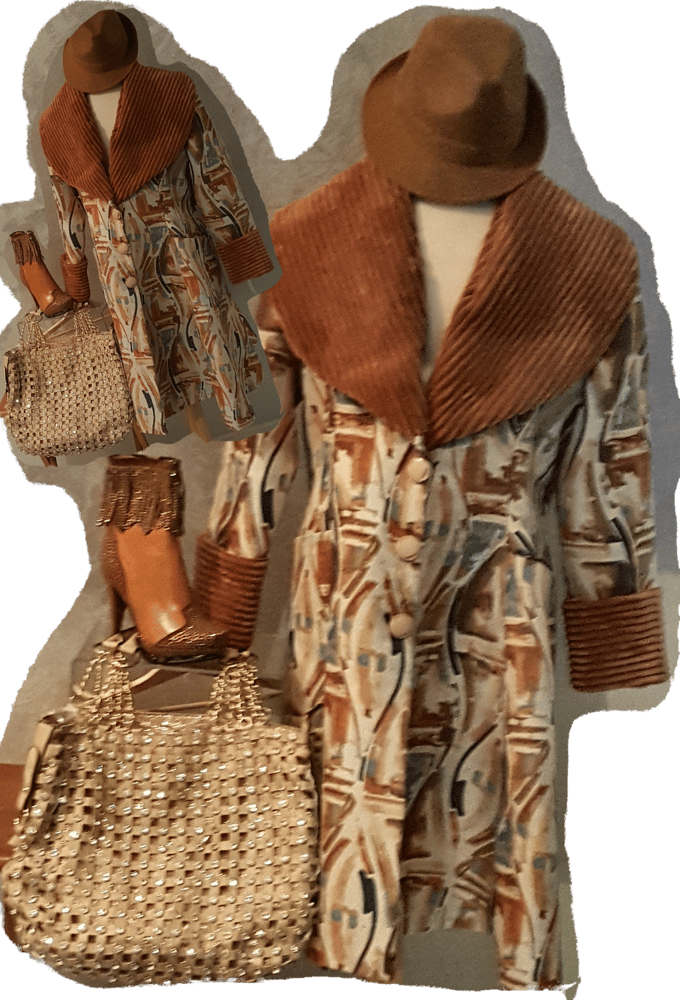 Image of Warm Fire Tapestry Coat