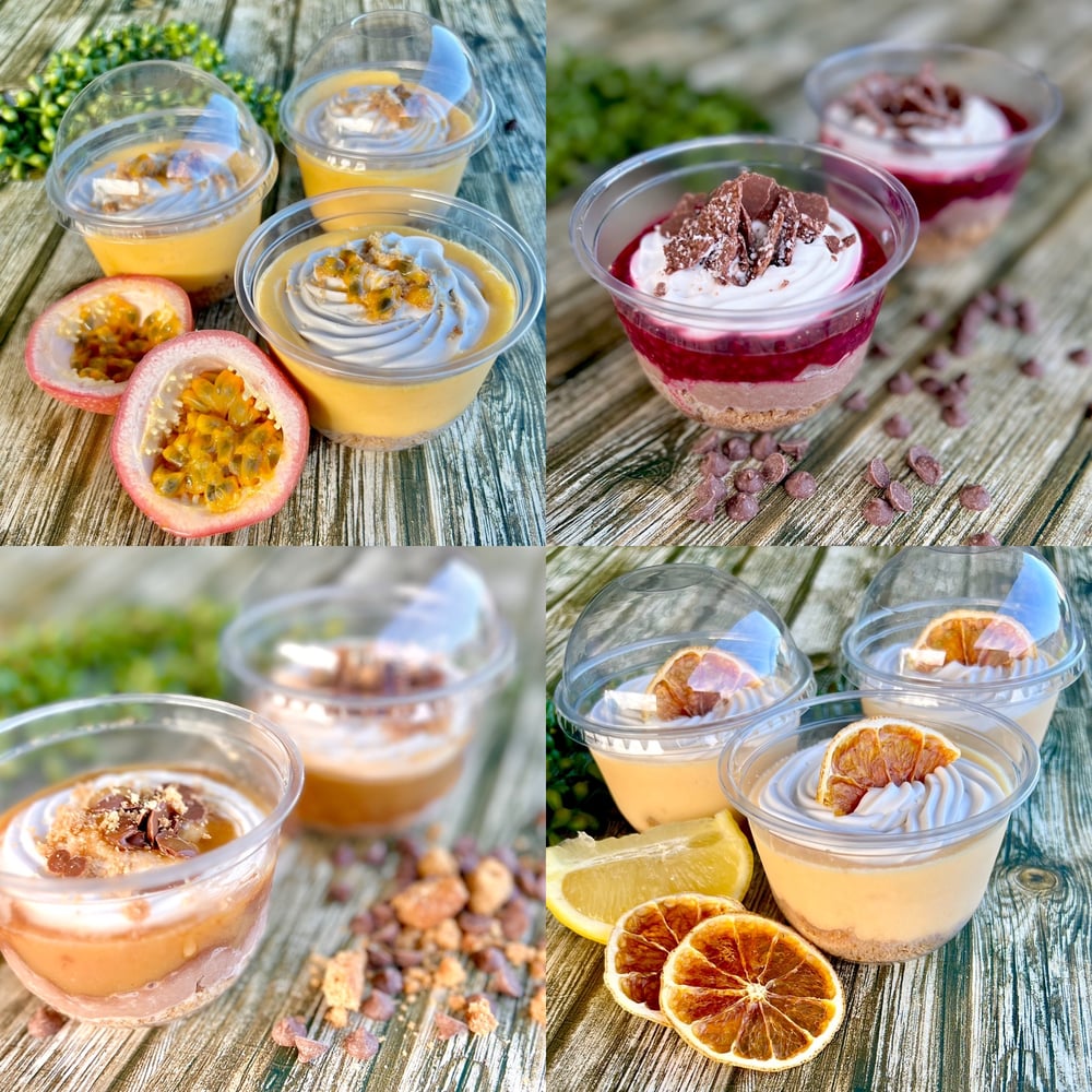 Image of Tart in a cup 4 pack (1 of each flavour)