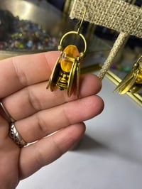 Image 2 of Bee earrings