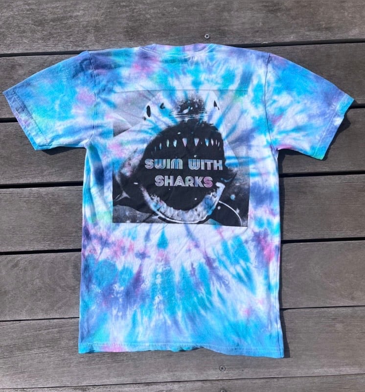 Tie Dye Shark Swim Club Small 1