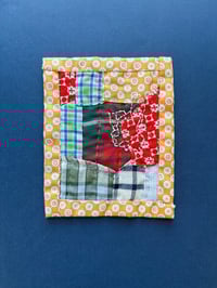 Image 1 of Silver Thread - small yellow quilt 