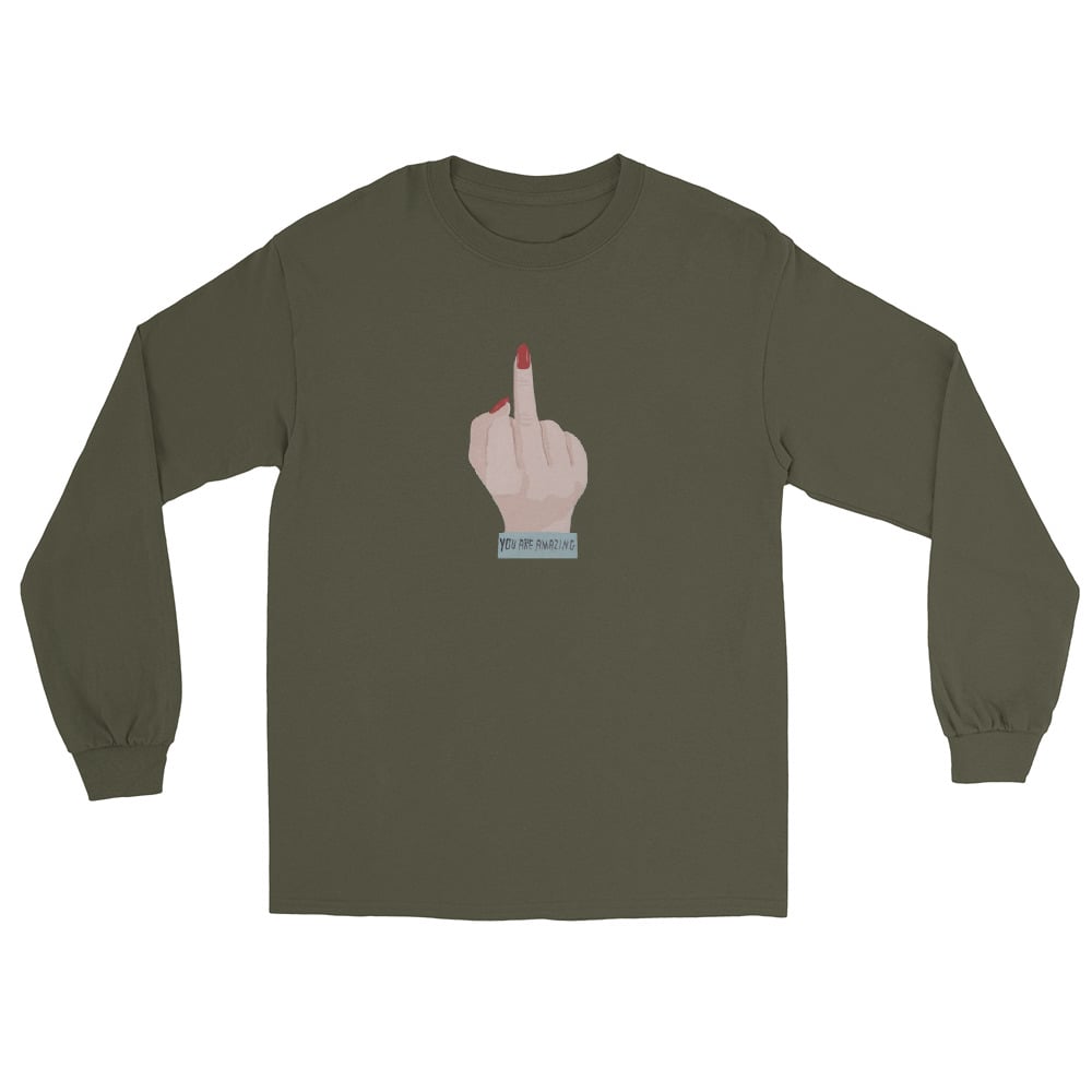 Image of YOU ARE AMAZING LONG SLEEVE SHIRT