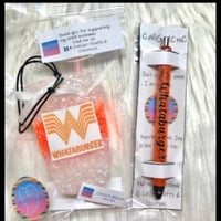 Image 5 of Whataburger Freshie & Glitter Pen Set