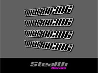 Image 1 of Volk Racing GTC Wheel Spoke Decal Sticker x 4 pcs