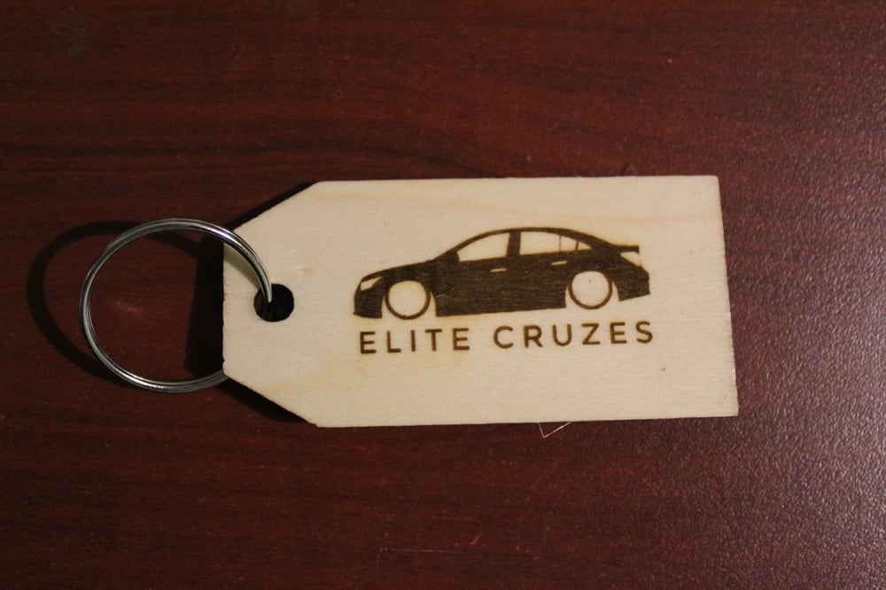 Image of 1st Gen Wooden Laser Engraved Key Chain