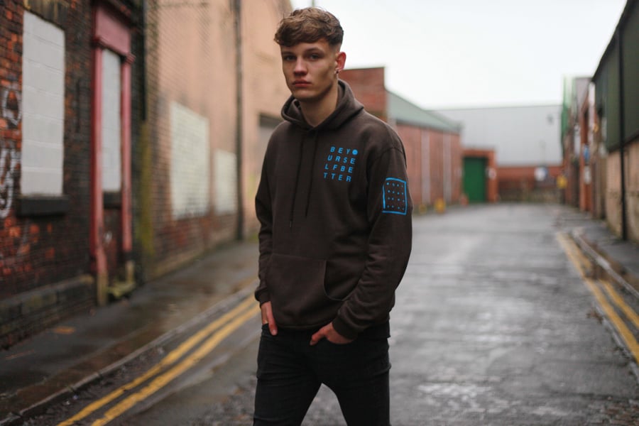 Image of ‘BE YOURSELF, BETTER’ Supersoft Hoodie by CK Goldiing | SKYLINE EDITION