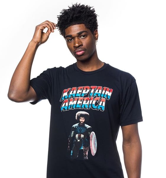 Image of Kaeptain America - Men (Black)