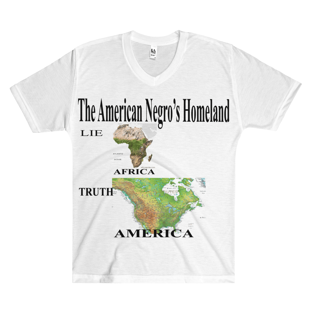 Image of The American Negroes Homeland Full Print Tee
