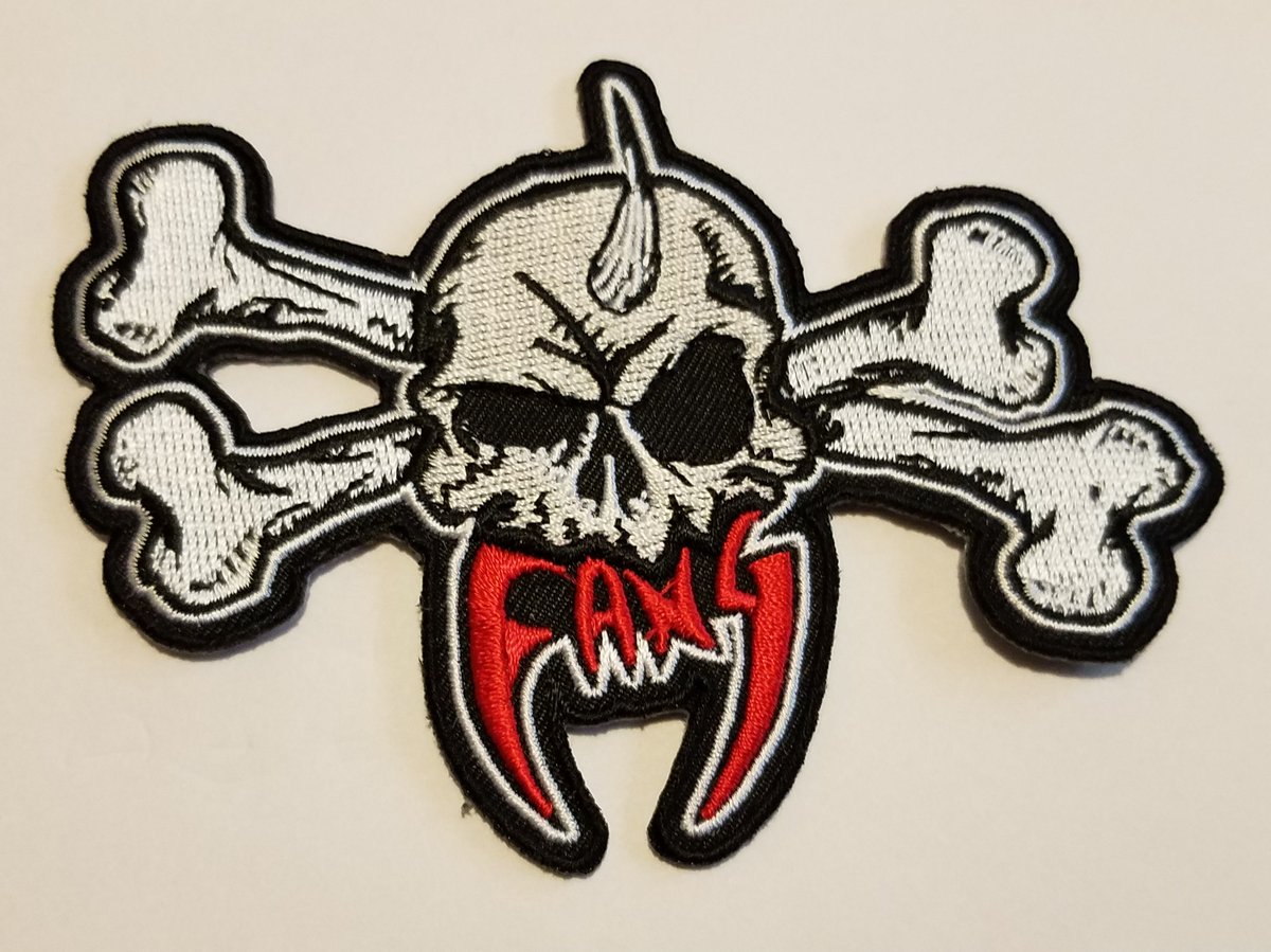 FANG DIE CUT EMBROIDERED PATCH Fang Official Merch
