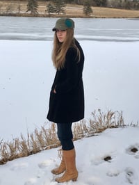 Image 4 of Olive Hat/Turquoise Flower