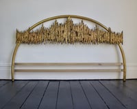 Image 2 of Sculptural Headboard with Bed Frame by Frigerio