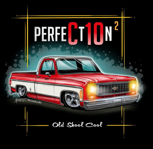 Image of 73 Squarebody Perfection Red