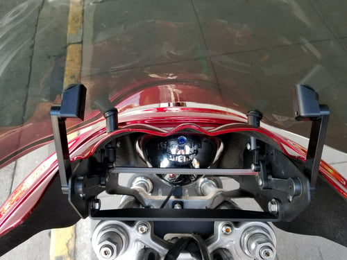 Image of JD Customs Original FXDXT Fairing Kit With Adjustable Windshield - Unpainted