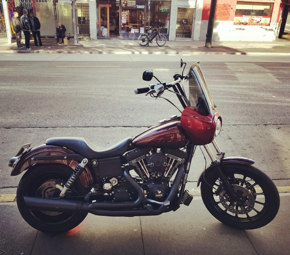 Image of JD Customs Original FXDXT Fairing Kit With Adjustable Windshield - Unpainted