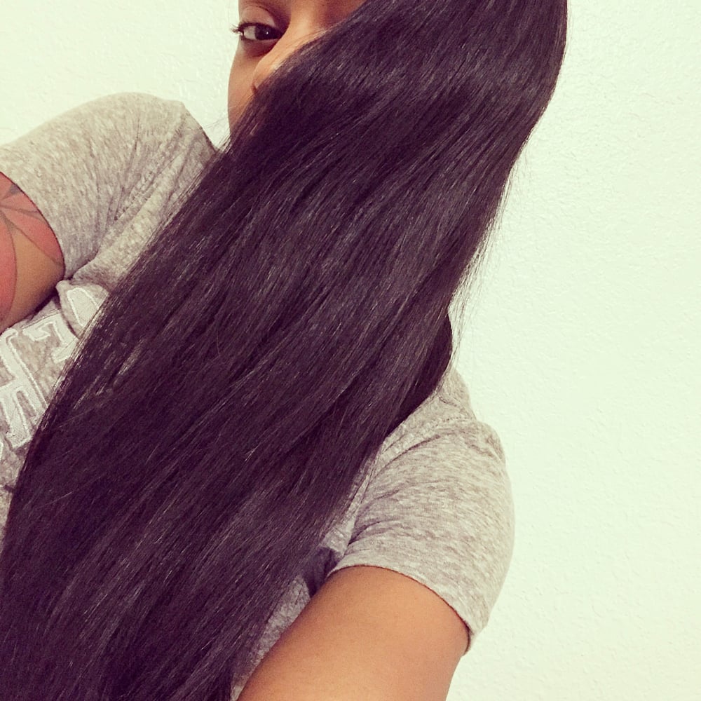 Image of Raw Indian straight hair bundle deals