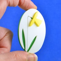 Image 4 of Months and Meanings Flower brooches (January to June)