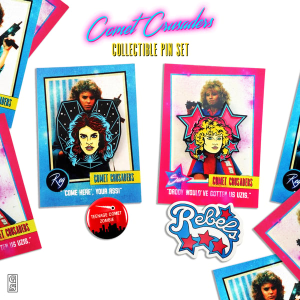 Image of Comet Crusaders Collectible Pin Set