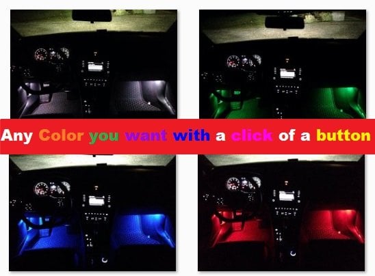 Image of Remote Control Color Changing Footwell LEDs Fits: Volkswagen Atlas all years and trims