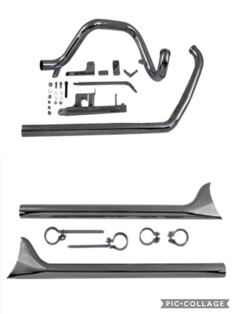 harley davidson true dual exhaust