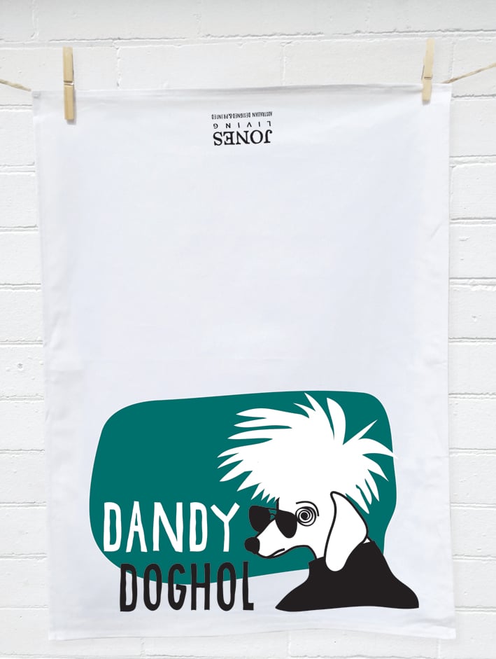 Image of DANDY DOGHOL Tea Towel