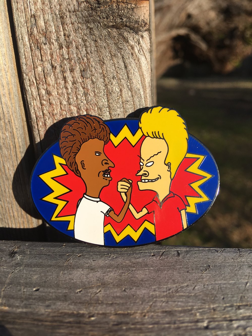 Broshake Lapel Pin Glitter Variant by Jad Dovey & Bad Pins