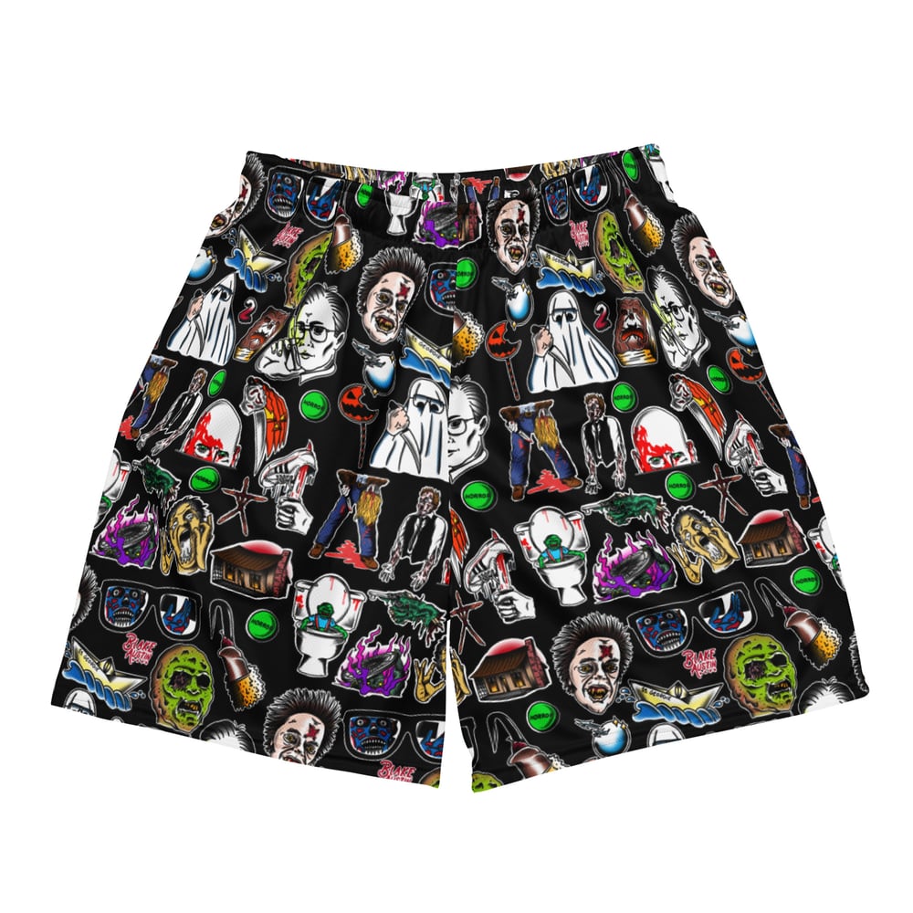 Image of Horror unisex mesh shorts