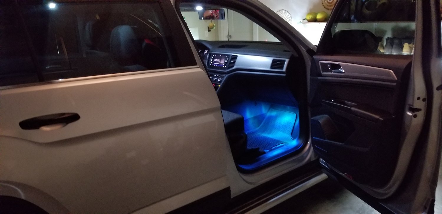 Image of Remote Control Color Changing Footwell LEDs Fits: Volkswagen Atlas all years and trims
